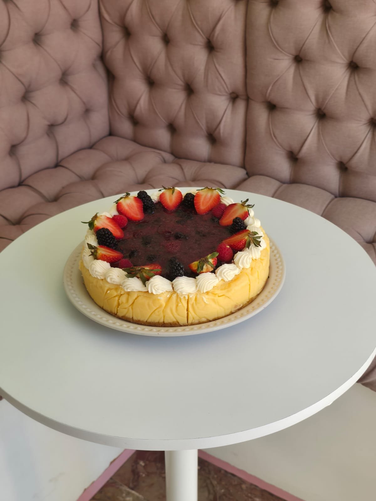 Cheesecake CH de frutos rojos