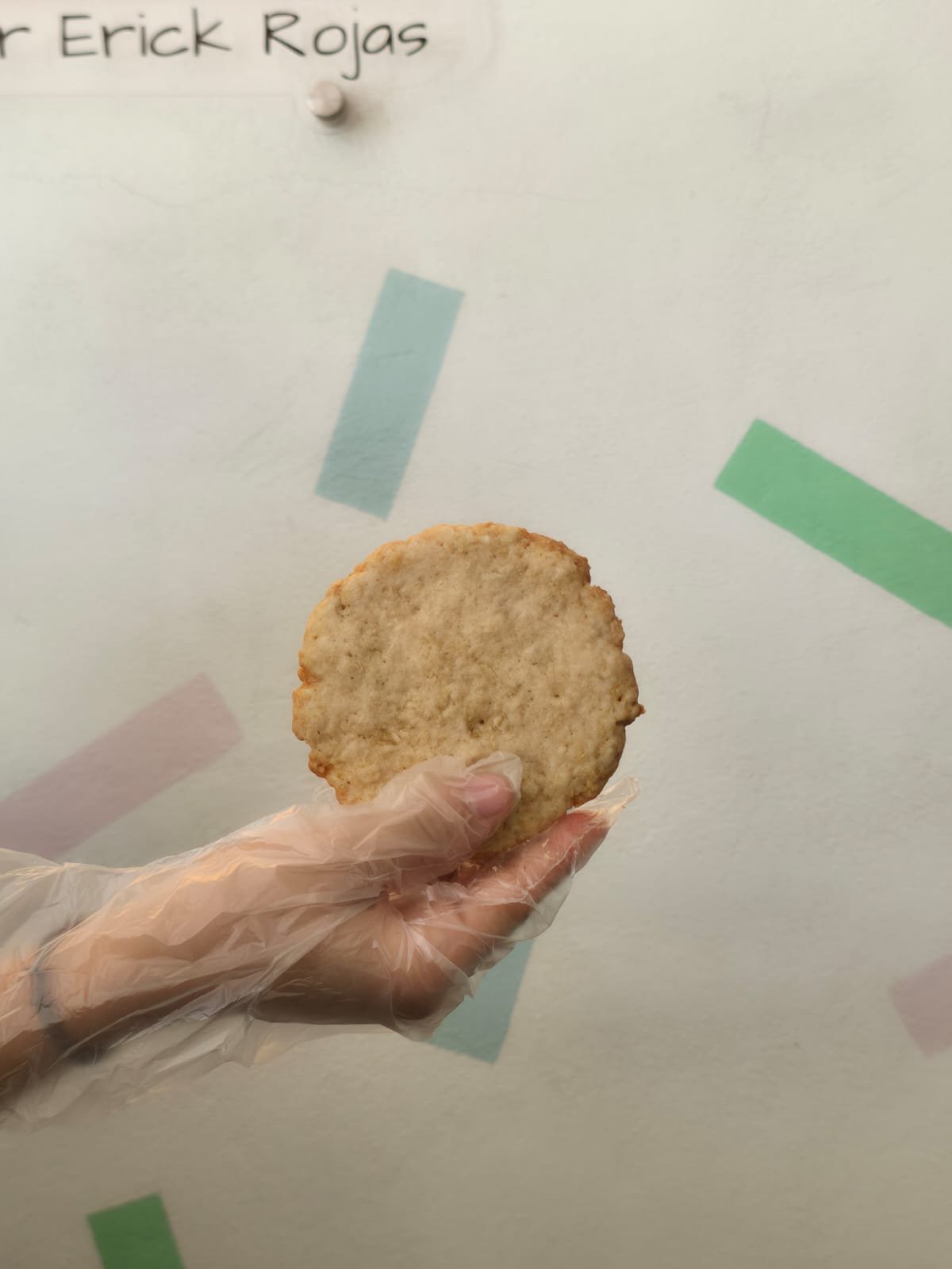 Galleta de manzana con avena